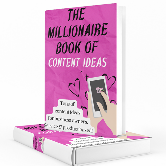 The Millionaire Book of content Ideas